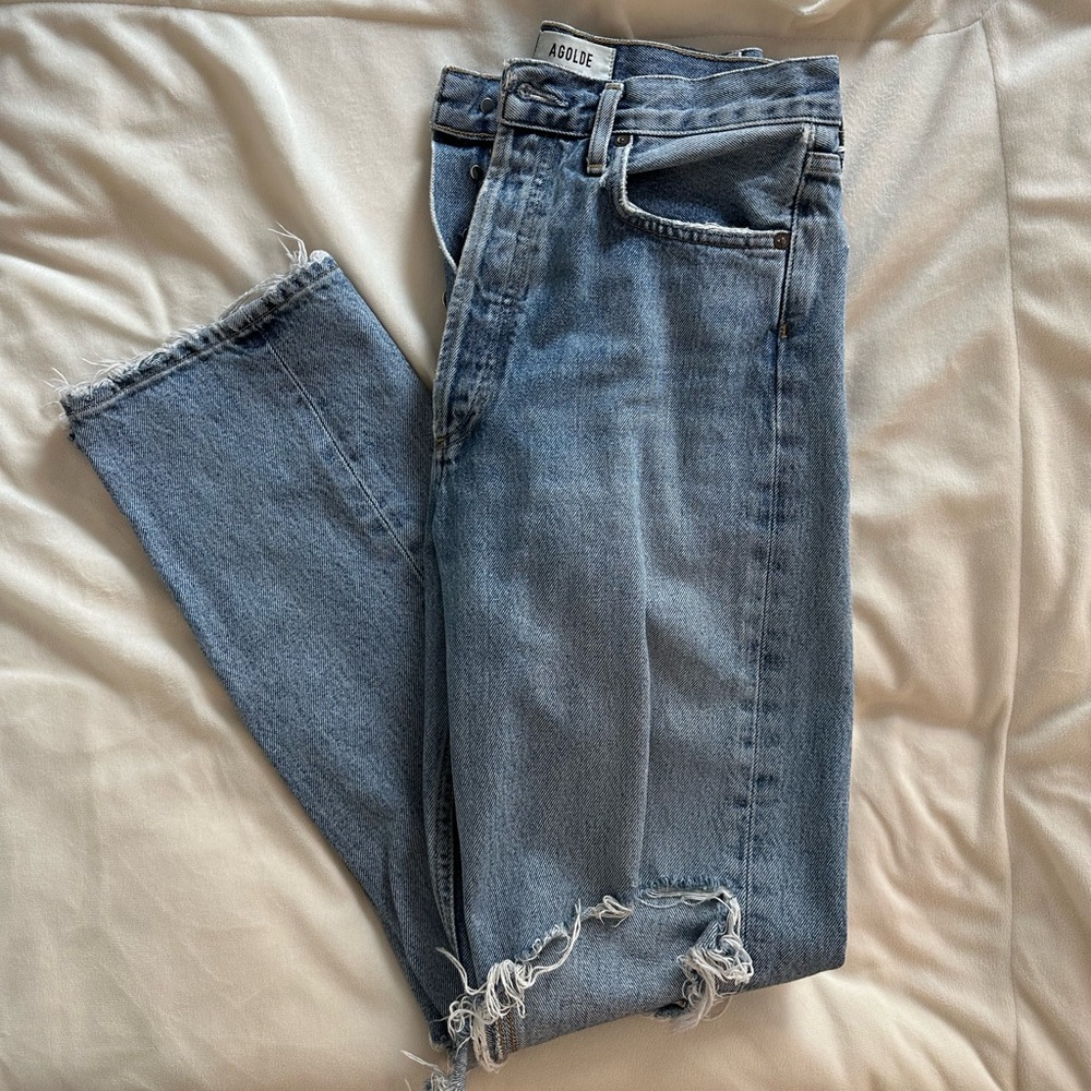 AGOLDE Jeans with distressed knees